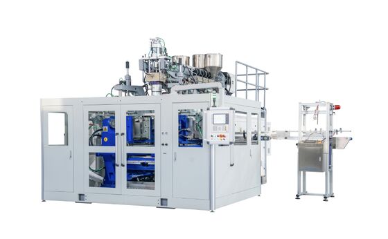 Beli Mesin Blow Moulding Stasiun Biru Ganda 18M³ / h Konsumsi Air Pendingin online manufacture