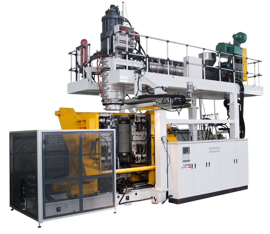 200L Tunggal / Ganda L Cincin Plastik Drum Blow Molding Machine Untuk Bahan Kimia Komoditas